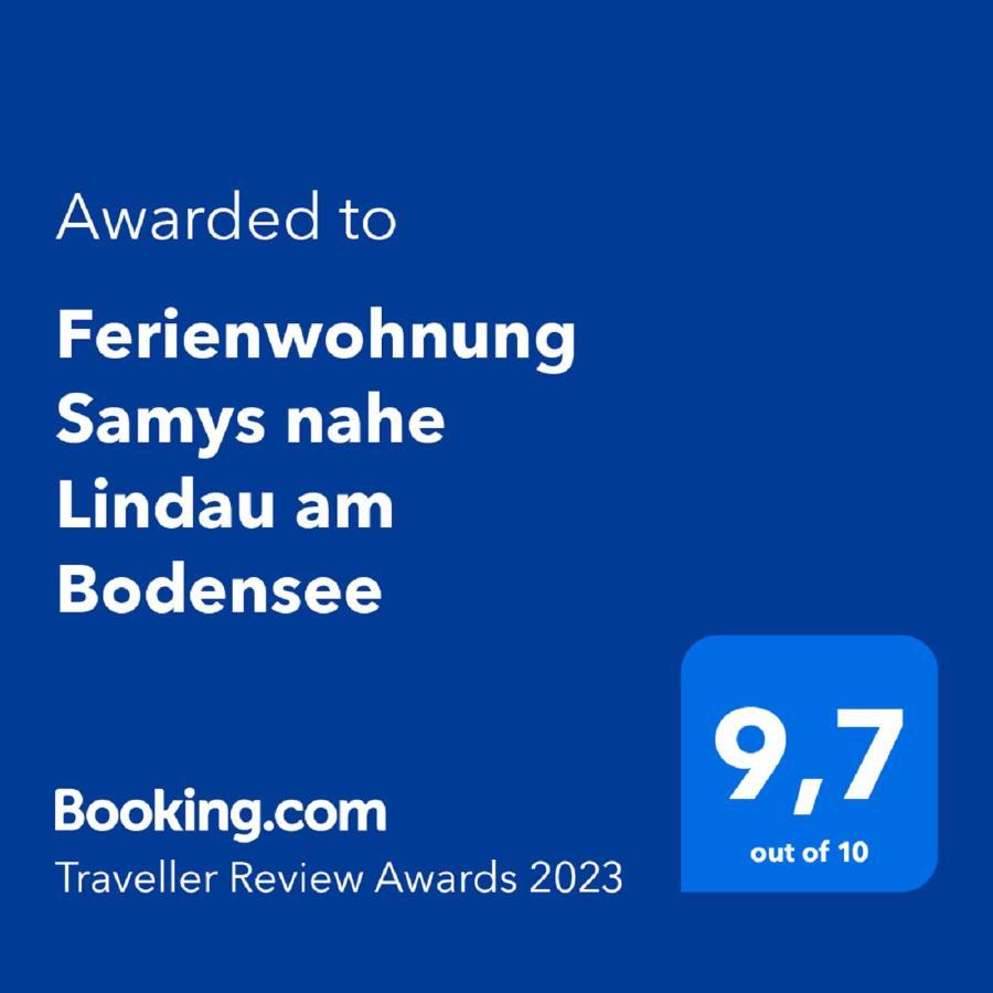 Ferienwohnung Samys Nahe Lindau Am Bodensee Sigmarszell Exterior foto